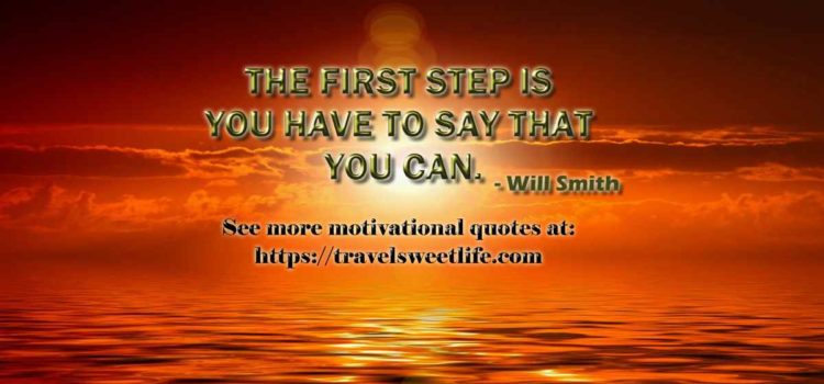 Motivational quote from Will Smith