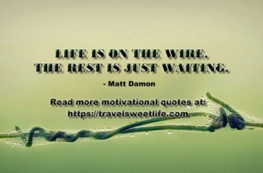 motivational from Matt Damon